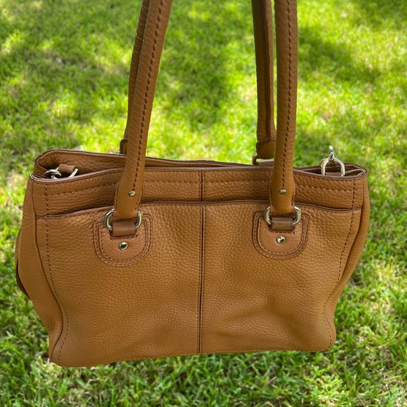 Cole Haan pebbled camel tote - Picture 6 of 8